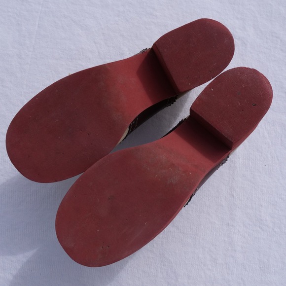 Vintage 1970s Fanfare platform saddle shoe lace up oxfords - Picture 6 of 7